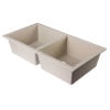 thumbnail image 5 of ALFI brand AB3420UM-B Biscuit 34" Undermount Double Bowl Granite Composite Kitchen Sink, 5 of 10