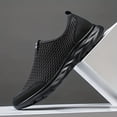 thumbnail image 3 of Men's Breathable Slip-On Footwear - Casual Outdoor Walking Shoes MD Sole, Round Toe Design &  with Perforated Upper /Comfortable Sneakers, 3 of 9