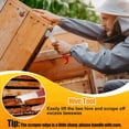 thumbnail image 4 of Herramienta para Colmena de Abejas para Apicultura: Gancho en Forma de J y Cepillo para Abejas de Crin Natural, Cepillo para Colmena, Levantador y Raspador de de Abejas, 4 of 8