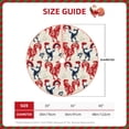thumbnail image 4 of Bingfone Christmas Tree Skirt Mat Christmas Decoration Interior 48"-Roosters, 4 of 8