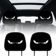 thumbnail image 1 of BotaniNest Cartoon Expression Theme Seat Headrest With Indoor And Comfortable Printing Design, 1 of 5