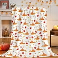 thumbnail image 4 of Fall Decorations for Home Thanksgiving Turkey Maple Leaf Blanket Lightweight And Warm Flannel Wool Blanket Comfortable And Soft for Both Men And Women, 4 of 6