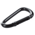thumbnail image 3 of 60 Pcs Black D Shaped Aluminum Alloy Carabiner Hook Keychain, 3 of 6