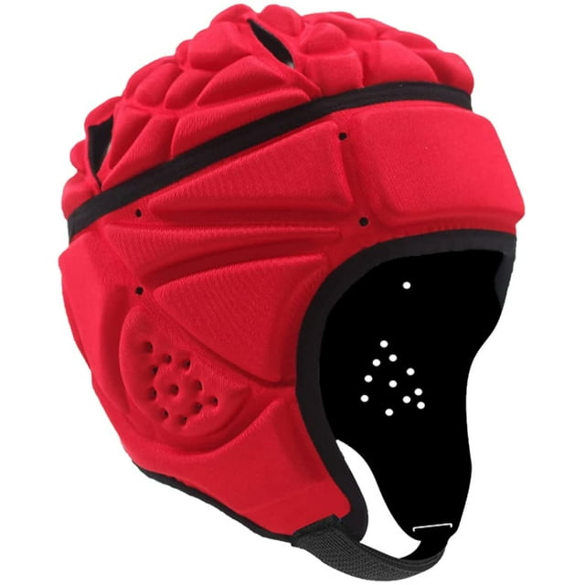 Mult-Color Soft Helmet Flag Football Rugby Goalkeeper Helmet Scrum Cap Soft Shell Helmet Soccer Headgear Special Needs Protection for Youth Adults