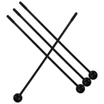 DEEPCRAFF 4Pieces Black Plastic Drum Sticks for Kids Suitable for Snare and Jazz Drums Performance Practice