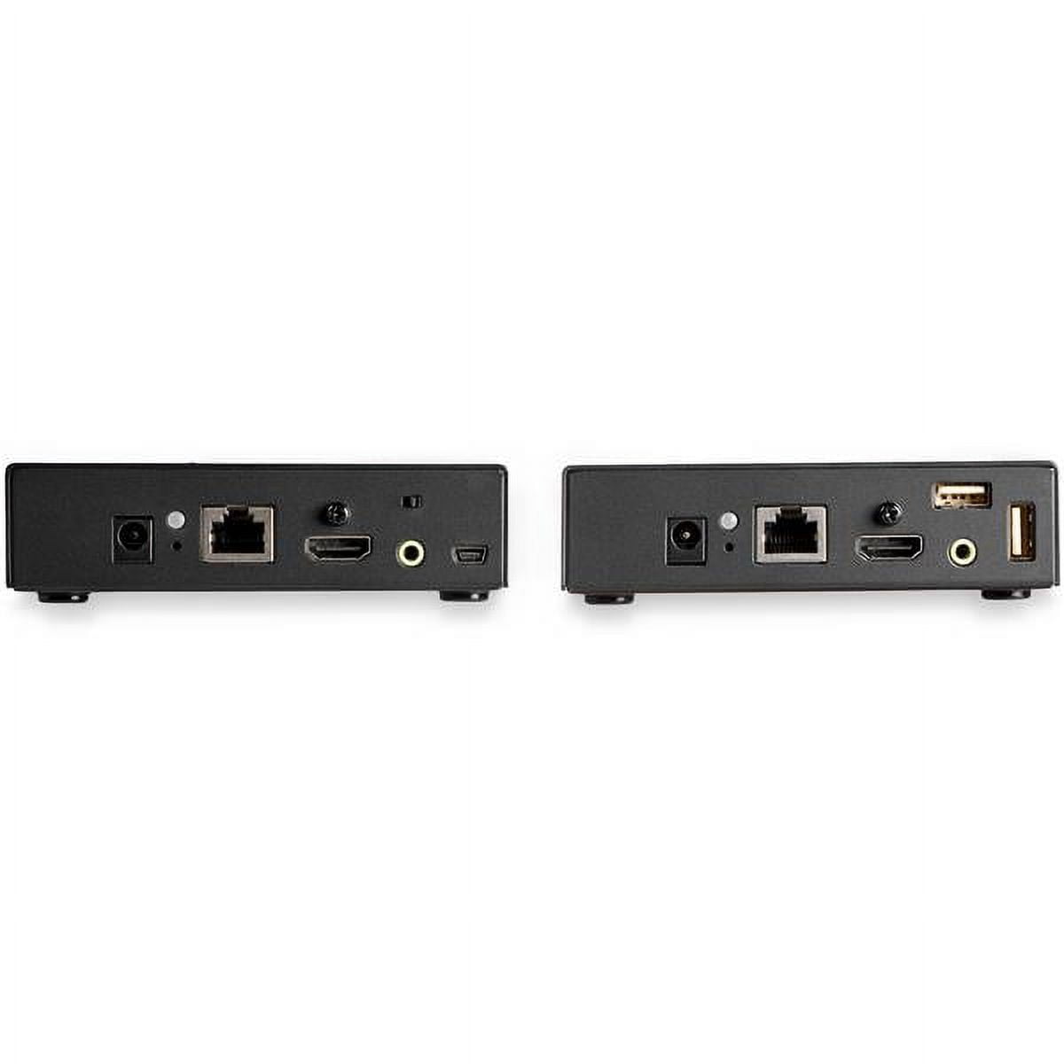 Startech HDMI KVM Extender over IP Network - 4K 30Hz HDMI and USB over IP LAN or Cat5e/Cat6 Ethernet (100m/330ft) - Remote KVM Console - HDMI KVM Extender over IP transmitter & receiver kit remotel...