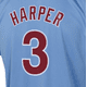 thumbnail image 4 of Camisetas de béisbol de la famosa marca de Filadelfia con bordados para hombres, mujeres y jóvenes personalizados #3 HARPER #5 STOTT #7 TURNER #45 WHEELER, 4 of 4
