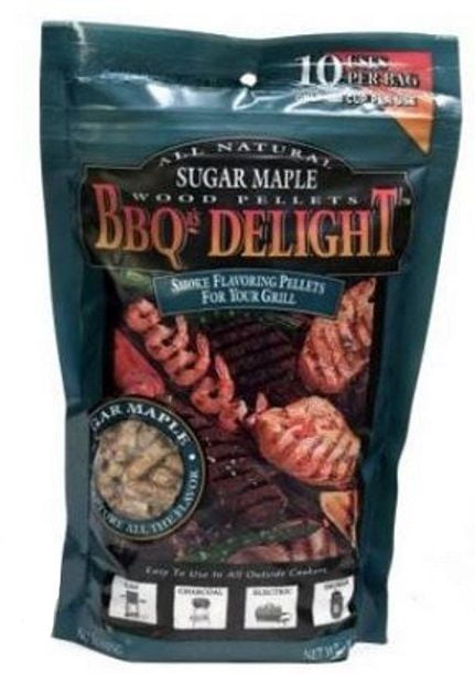 BBQrs Delight 6 x 1 lb BBQ Variety Pellets Barbecue Smoking Wood Chips BBQ'rs 