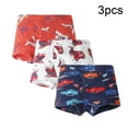 thumbnail image 5 of KYAIGUO 3-8T Baby Kids Boys Cotton Boxer Briefs Dinosaur Training Boyshorts 3Pack Little Boys Underwear Breathable Soft Comfortable Cotton Boxer Briefs Baby Shorts Boyshorts, 5 of 5