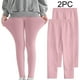 thumbnail image 1 of Odeerbi 3-12 Años Niñas 2 Pcs Leggings Mallas Elásticas Lycra Pantalones de Comodidad Suavidad Transpirable Pantimedias, 1 of 9