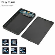 USB 3.0 2TB SATA SSD External Hard Drive Portable Desktop Mobile Hard Disk Case