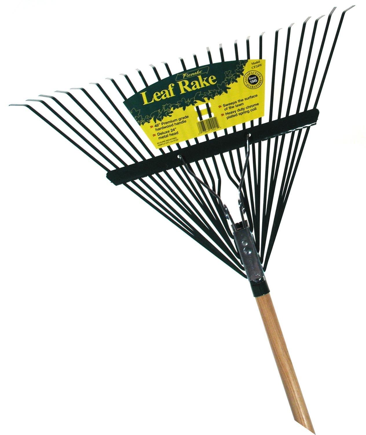 CF24W 48 in Handle 24 in Metal Head Leaf Rake - Walmart.com