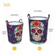 thumbnail image 3 of Balery Dead Day Party Cesta de ropa redonda con asas, impermeable, independiente, para ropa, juguetes, dormitorio y familia-Small, 3 of 6
