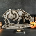 thumbnail image 6 of Halloween Decorations Halloween Hippo Skeleton Spooky Skeleton,Resin Animal Skeletons Bones with Posable Joints,Creepy Animal Bones for Halloween Indoor Outdoor Decor Props, 6 of 8