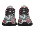 thumbnail image 5 of Happy Valentine's Day Swan Couple Shoes Sneakers Black Size 9, 5 of 7