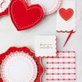 thumbnail image 3 of Bonjour Fête Heart Im Yours Paper Guest Towel Napkins, Disposable Party Supplies, 20 Count, Valentines, 3 of 7