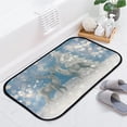 thumbnail image 4 of Floor Door Mats Bath Rugs Winter Christmas White Deers Bathroom Carpet Non-Slip Absorbent for Entryway Indoor 36x24in Carpet Runner, 4 of 7