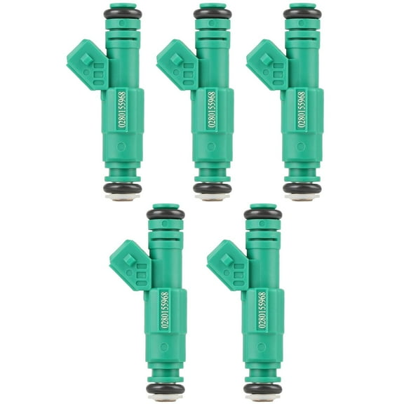 5ps CCIYU 9202100 Fuel Injector Kits fit for 2004 for Volvo for C70, 2003-2007 for Volvo for S60, 2004-2007 for Volvo for V70 4 Holes Automotive Engein