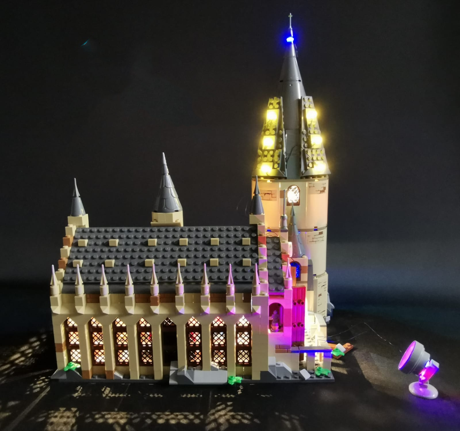Brickstars LED Lighting Kit for LEGO 75954 Harry Potter Hogwarts Great Hall (Not Include the Building Set)