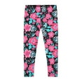 thumbnail image 3 of 2 Pack Toddler Girls Casual Skinny Pants Candy Color Printed Stretch Tights Leggings 1-8T, 3 of 5