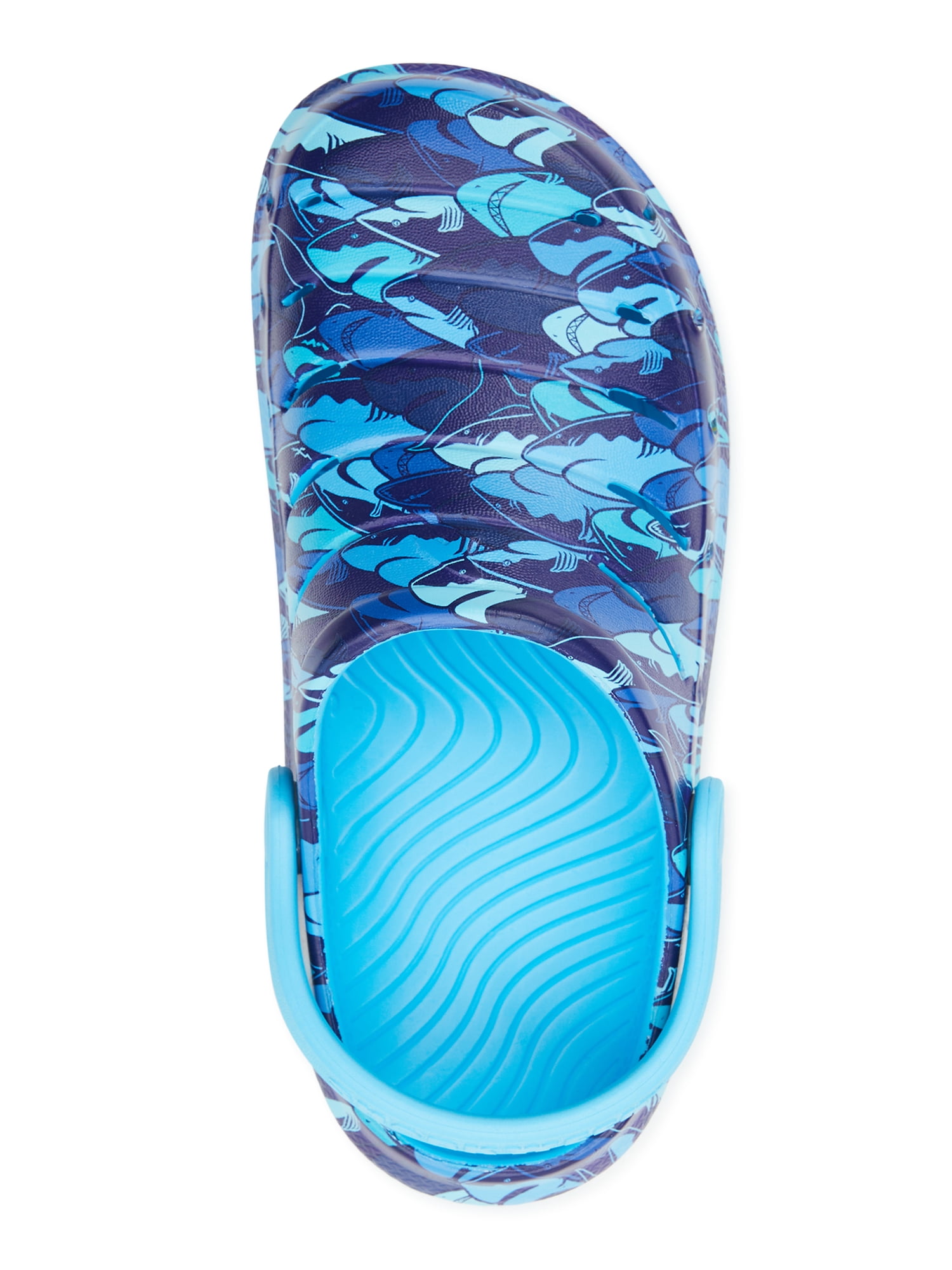 Rugged Shark Little and Big Kids Shark Week Clog Shoes, Sizes 10-4