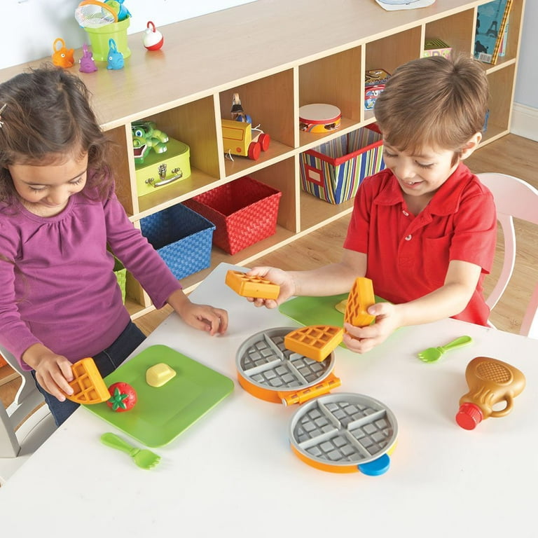 Learning Resources New Sprouts Waffle Time, Pretend Play Food Set
