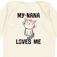 thumbnail image 4 of Inktastic My Nana Loves Me Girls Girls Long Sleeve Baby Bodysuit, 4 of 5