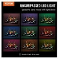 thumbnail image 2 of LED Liquor Bottle Display, 2 Tier 30" Bar Shelf - Illuminated Acrylic Stand with RF & App Control, 7 Colors, Timer, Holds 16 Bottles 2 Layers 30 inch, 2 of 7