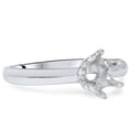 thumbnail image 2 of Pompeii White Gold Solitaire Semi Mount Engagement Ring Setting (,), 2 of 4