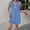 Sky Blue, variant on BUIGTTKLOP Tank Dresses for Women Sleeveless Mini Dresses V Neck Solid Color Loose Fitted Sundresses