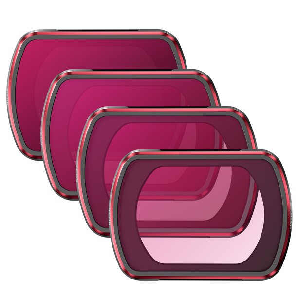 Kit de filtros para lentes STARTRC de 4 paquetes, filtros ND16/ND64/256/32, aluminio