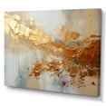 thumbnail image 2 of Designart "Gleaming Gold II" Abstract Collages Canvas Art Print, 2 of 5