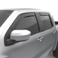 thumbnail image 1 of EGR 576045 in-Channel Window Visors, Front and Rear Window Accessory, Matte Black Finish, Compatible for Select Nissan Frontier Models, 1 of 3