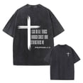 thumbnail image 6 of Christian T Shirts for Men 2026 Summer Casual Short Sleeve Crewneck Washed Vintage Shirt Christian Cross Graphic Tees, 6 of 7