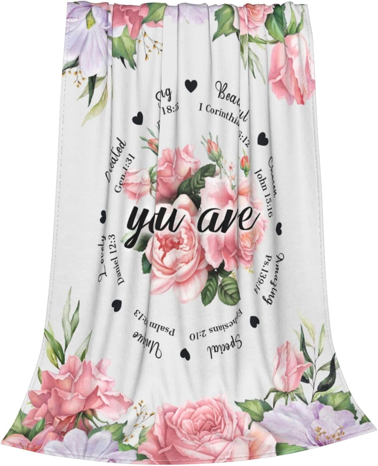 Christian Birthday Gifts for Women Friends Blanket,Unique Inspirational Religious Catholic Spiritual & Baptism Comformation Gifts for Girl Godmother Mom Sister