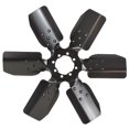 thumbnail image 1 of Pala de ventilador Derale 17117 de acero con embrague, 43 cm, 17", negra, 1 of 1