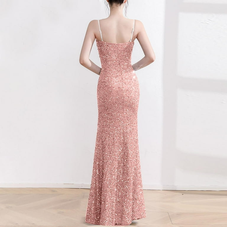 UPPADA Womens One Shoulder Fishtail Dress Sleeveless Solid Color Casual  Dress Cocktail Evening Dress High Low Hem Party Gown Wedding Ball Prom  Formal Dress - Walmart.com