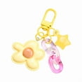 thumbnail image 5 of Shiny Five Petal Flower Star Keychain Candy Color Alloy Bag Charm Accessory Decoration For Women Girls Lady, 5 of 10