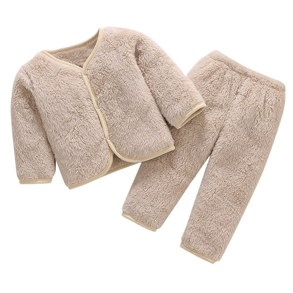 Odeerbi 2025 Newborn Baby Boy Girl Cute Print Flannel Multicolor Cardigan Flannel Suit