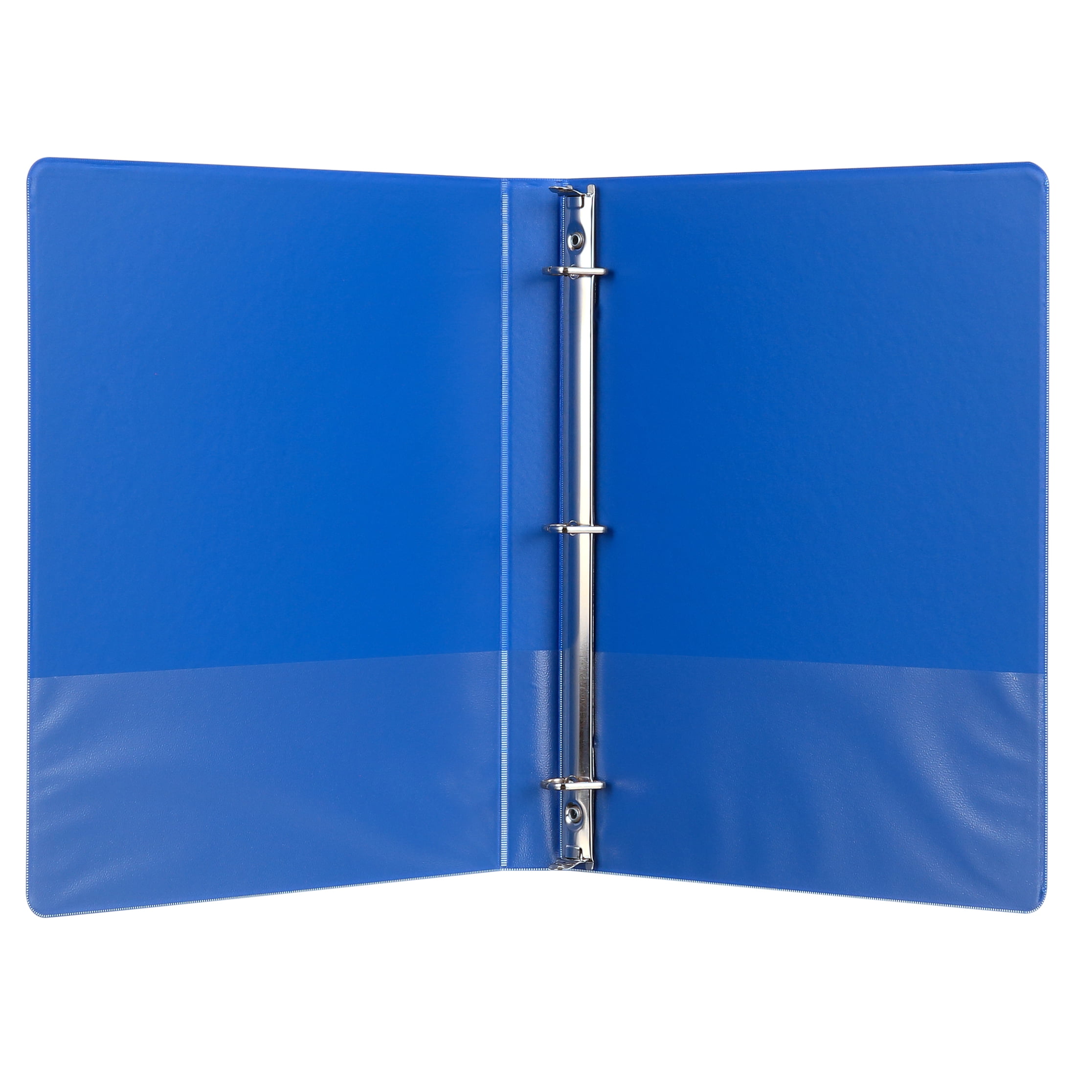 Pen + Gear 0.5 inch 3-Ring Durable View Binder,  Slant D-Ring,  Blue, 4 Pack