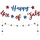 thumbnail image 2 of Decoraciones para el Día de los Caídos, decoraciones para el 4 de julio, decoraciones patrióticas, suministros decorativos para fiestas del Día de la Independencia, bandera lacada, letras del 4 de jul, 2 of 8