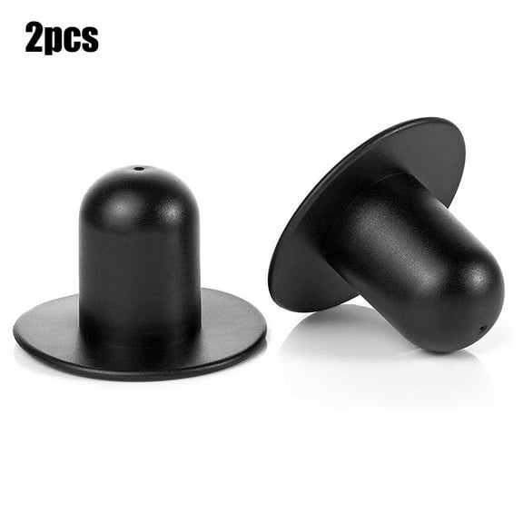 Swimming Pool Wall Valve Plugs Black Filter Pump Hole Plug Stopper for 2 Pcs