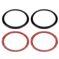 thumbnail image 3 of Door Speaker Ring Cover, Lightweight Abrasion Resistant 4Pcs Speaker Ring Trim Colorfast  For Car Modification, 3 of 8
