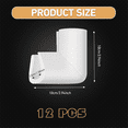 Qtmnekly 12 Pcs Photo Mirror TV Frame Edge Protection Corners for