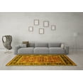 thumbnail image 3 of Ahgly Company Indoor Rectangle Oriental Yellow Industrial Area Rugs, 2' x 4', 3 of 4