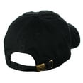 thumbnail image 4 of D&Y St. Patrick's Day Embroidered Quote Lucky Clover Low Profile Baseball Cap, Kiss Me I'm Irish, Black, 4 of 4