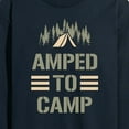 thumbnail image 3 of Instant Message - Amped To Camp - Men's Long Sleeve T-Shirt, 3 of 6