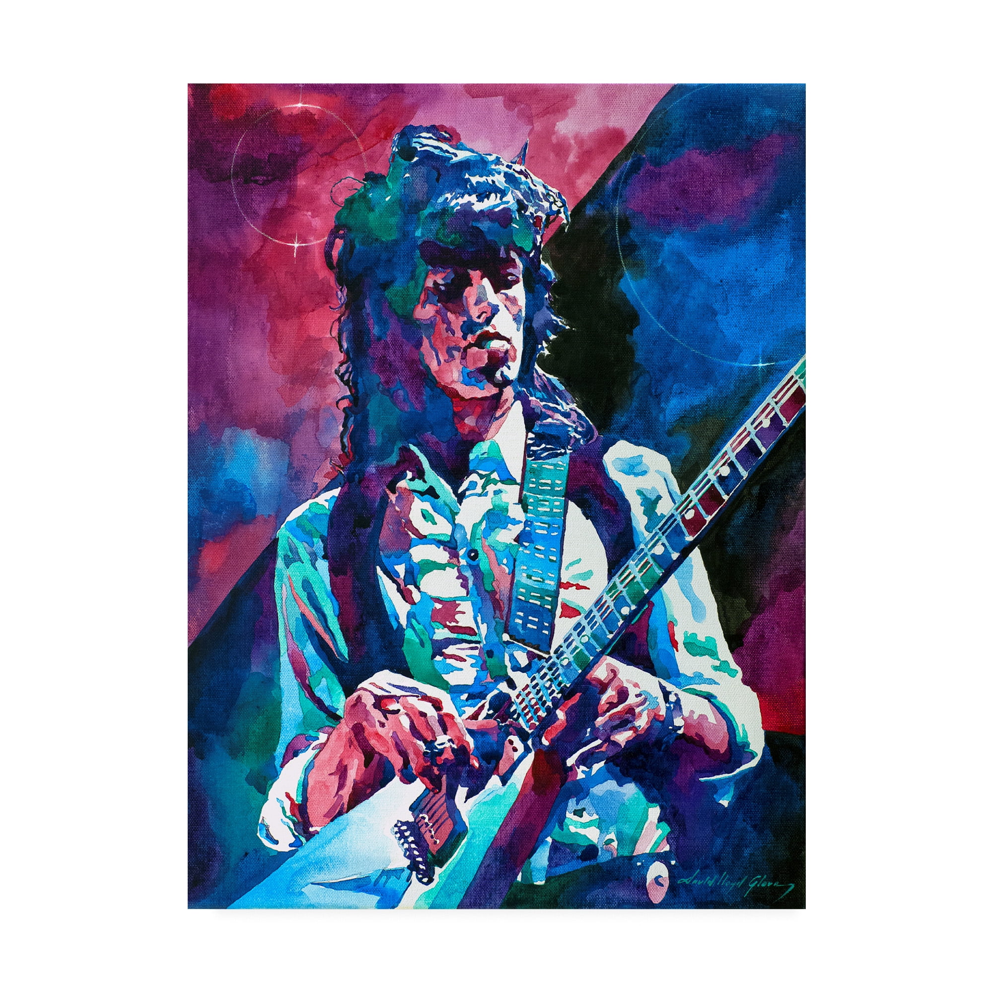 Trademark Fine Art 'Keith Richards A Rolling Stone' Canvas Art by David