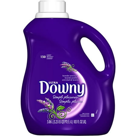 Downy Ultra Simple Pleasures Lavender Serenity Liquid Fabric Softener, 103 fl oz
