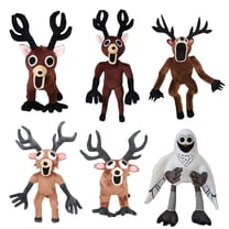 2PCS 99 Nights in The Forest Plush Toy, The Deer from 99 Nights in The Forest Stuffed Animal Plushies for Game Fans, Collectible Gift for Birthday Halloween Christmas New Year Gift
